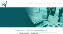 Desktop Screenshot of procol.qc.ca